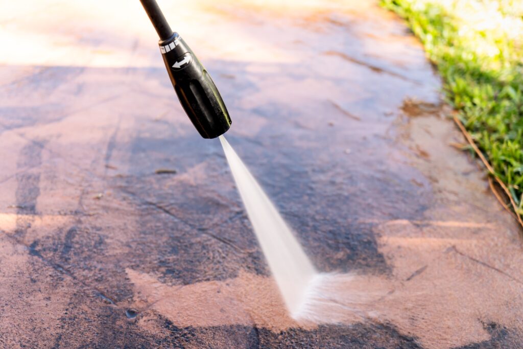 Residential Concrete Cleaning